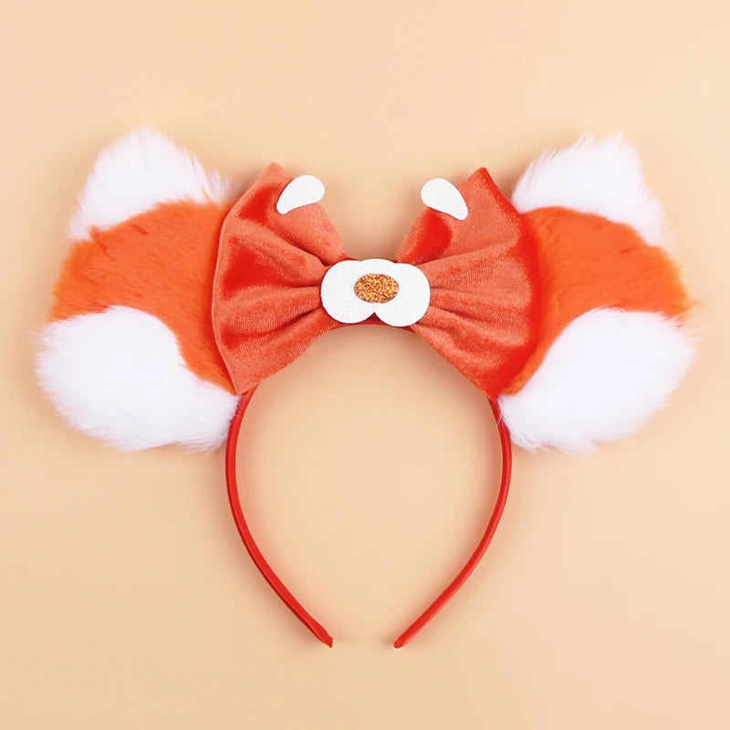 Disney Colorful Sequins Bow Headband – Rainbow Hair Accessory for Girls & Disney Fans