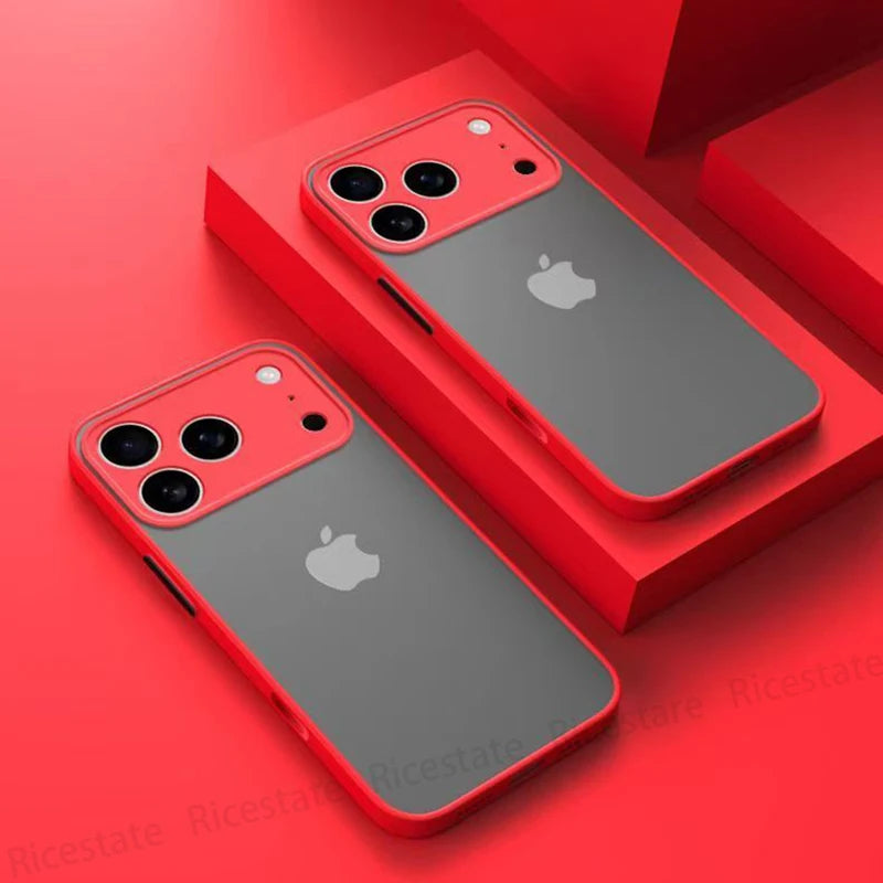 🔥 SALE! Armor Shockproof Matte Case for iPhone 17 Pro Max - Frosted Hard Cover