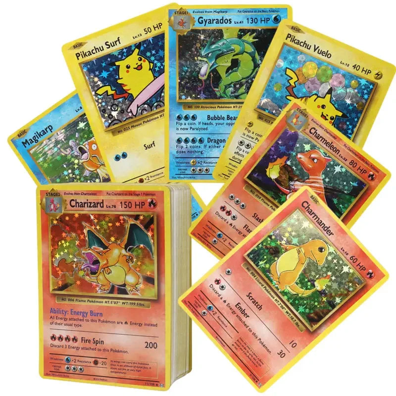 Pokemon Cards 60/100 Pcs – Obsidian Flames Charizard EX Collection