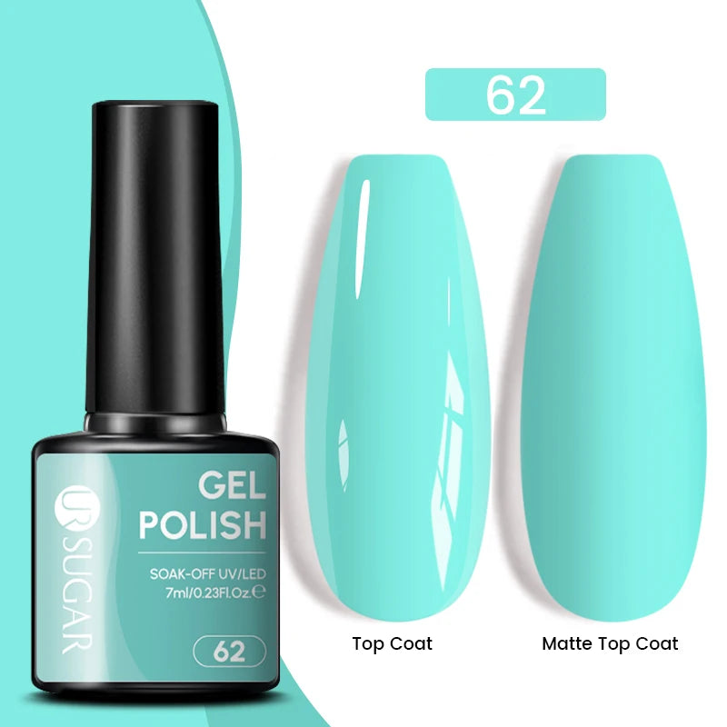 Dark Red Gel Nail Polish – Soak-Off LED/UV Gel Varnish for Salon & Home Use