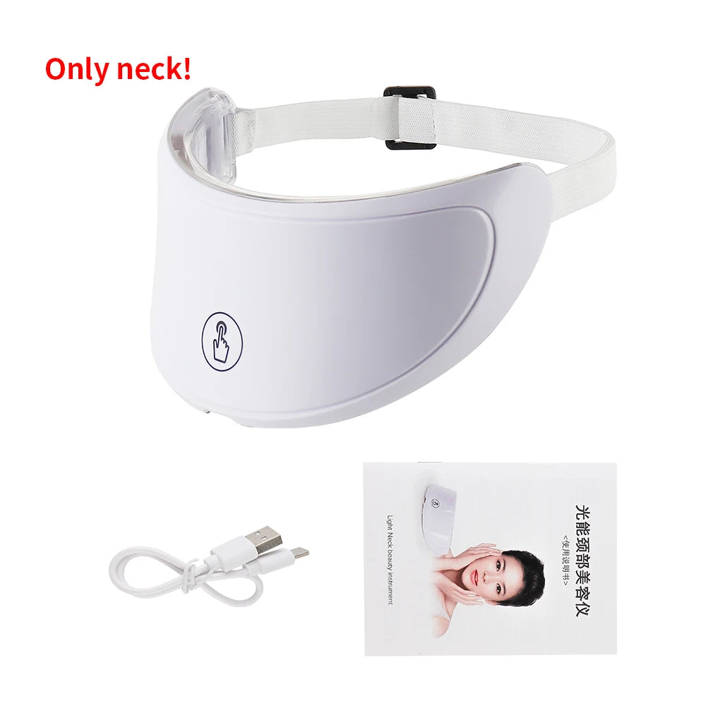 LED Photon Face & Neck Rejuvenation Mask – Anti-Aging Light Therapy