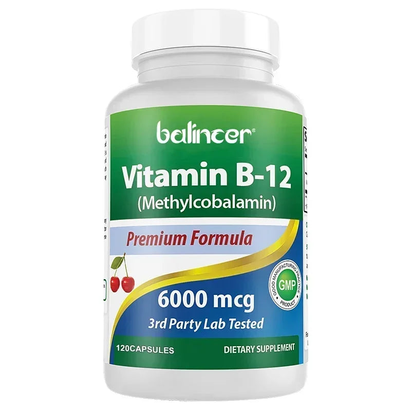 Vitamin B12 Supplement – Energy, Brain & Nervous System Support