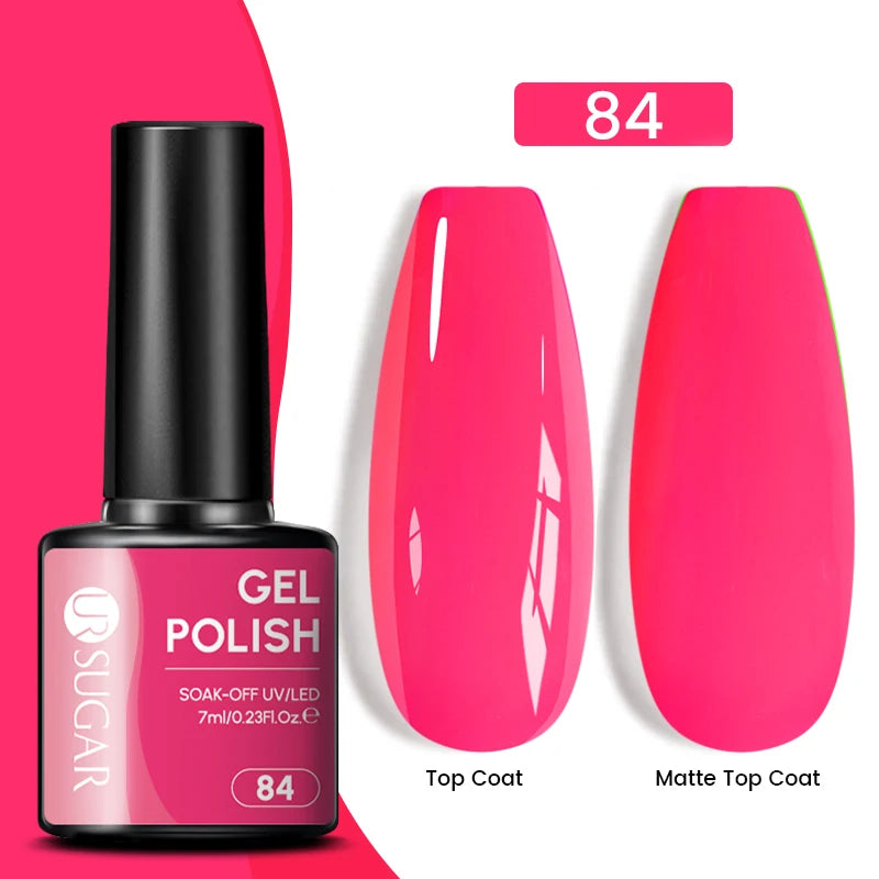 Dark Red Gel Nail Polish – Soak-Off LED/UV Gel Varnish for Salon & Home Use