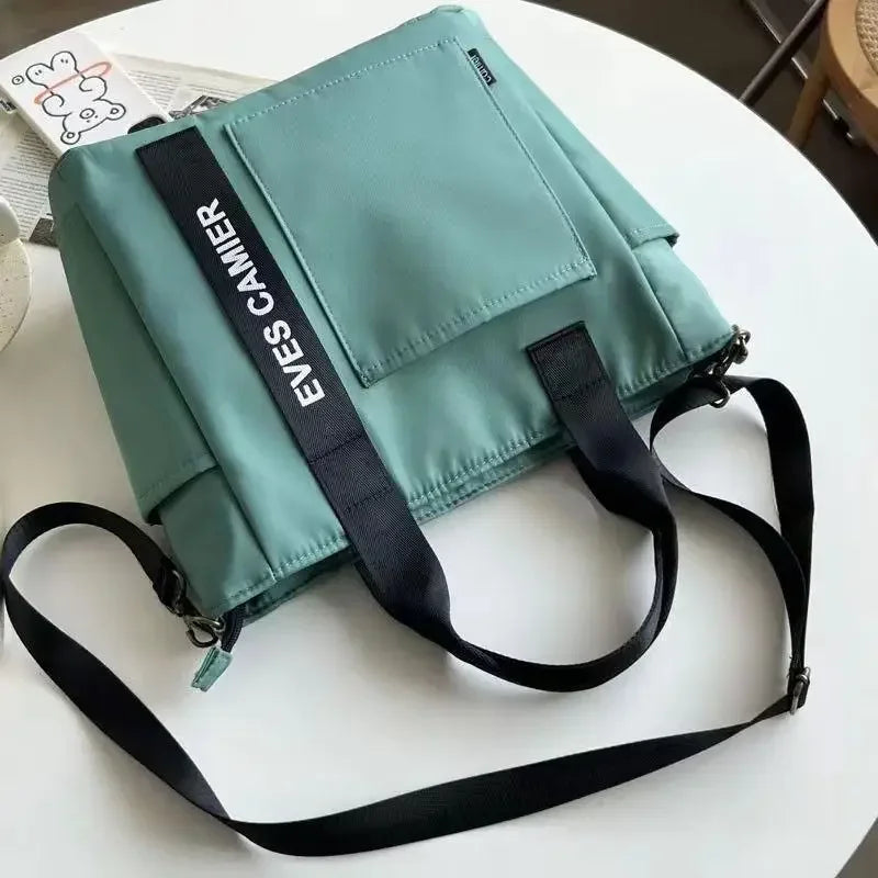 Casual Tote Bag – Large Capacity Waterproof Canvas Messenger Bag