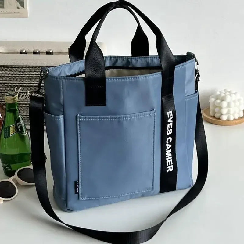 Casual Tote Bag – Large Capacity Waterproof Canvas Messenger Bag