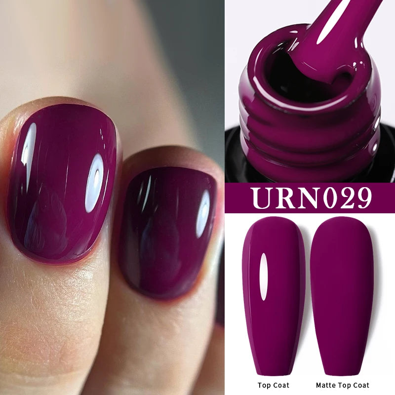 Glitter Gel Nail Polish – Semi-Permanent UV LED Gel with Sparkling Shimmer Finish