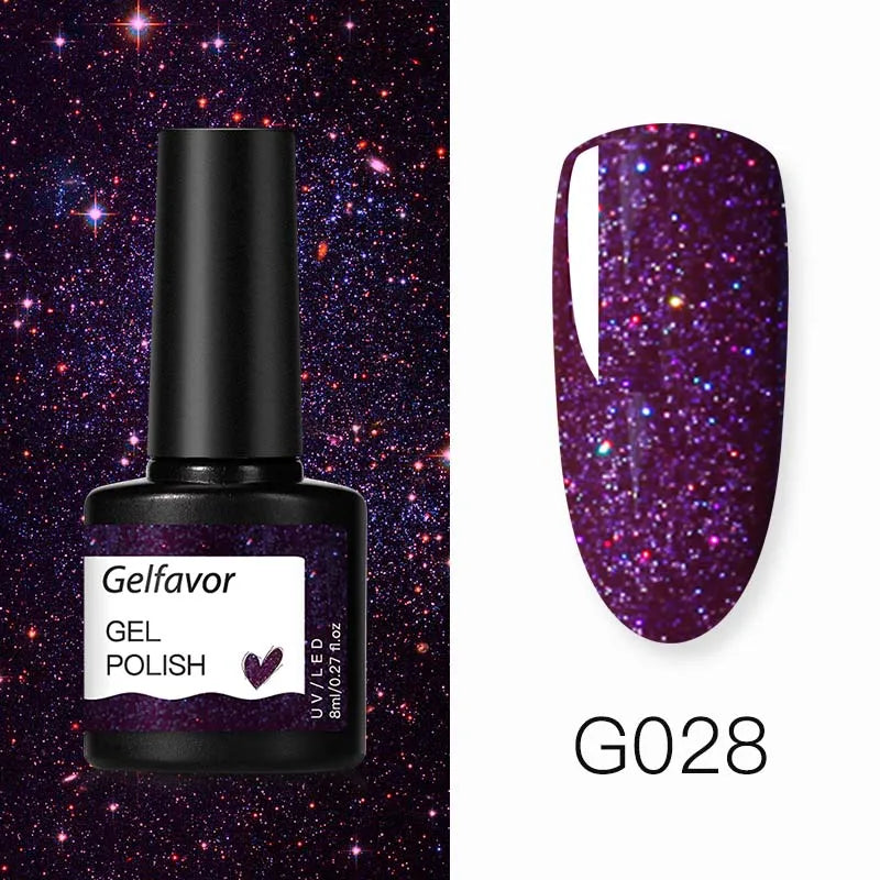 ROSALIND Gel Nail Polish 8ml - Semi-Permanent UV Gel, Solid Color, Salon Quality