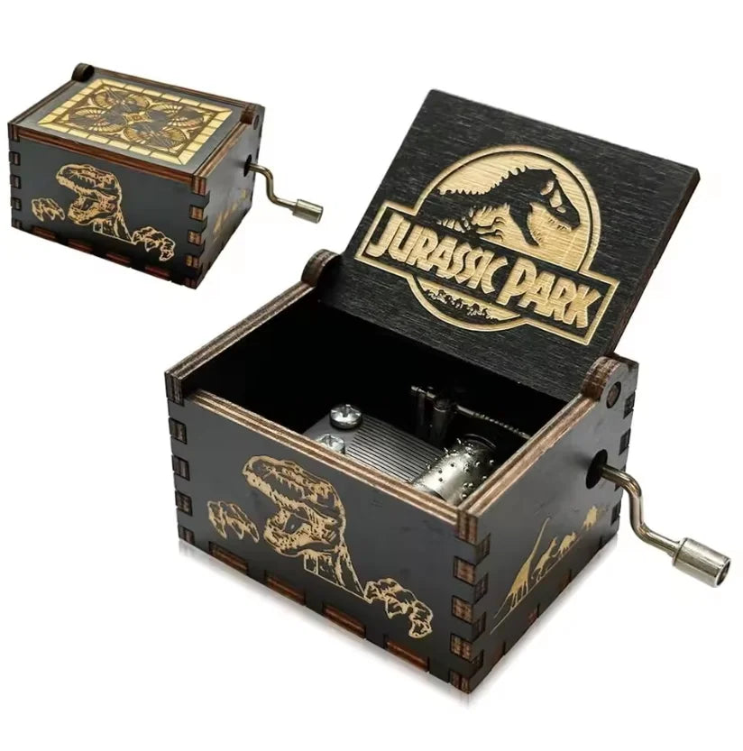 Jurassic Park Wooden Music Box – Gift Toy