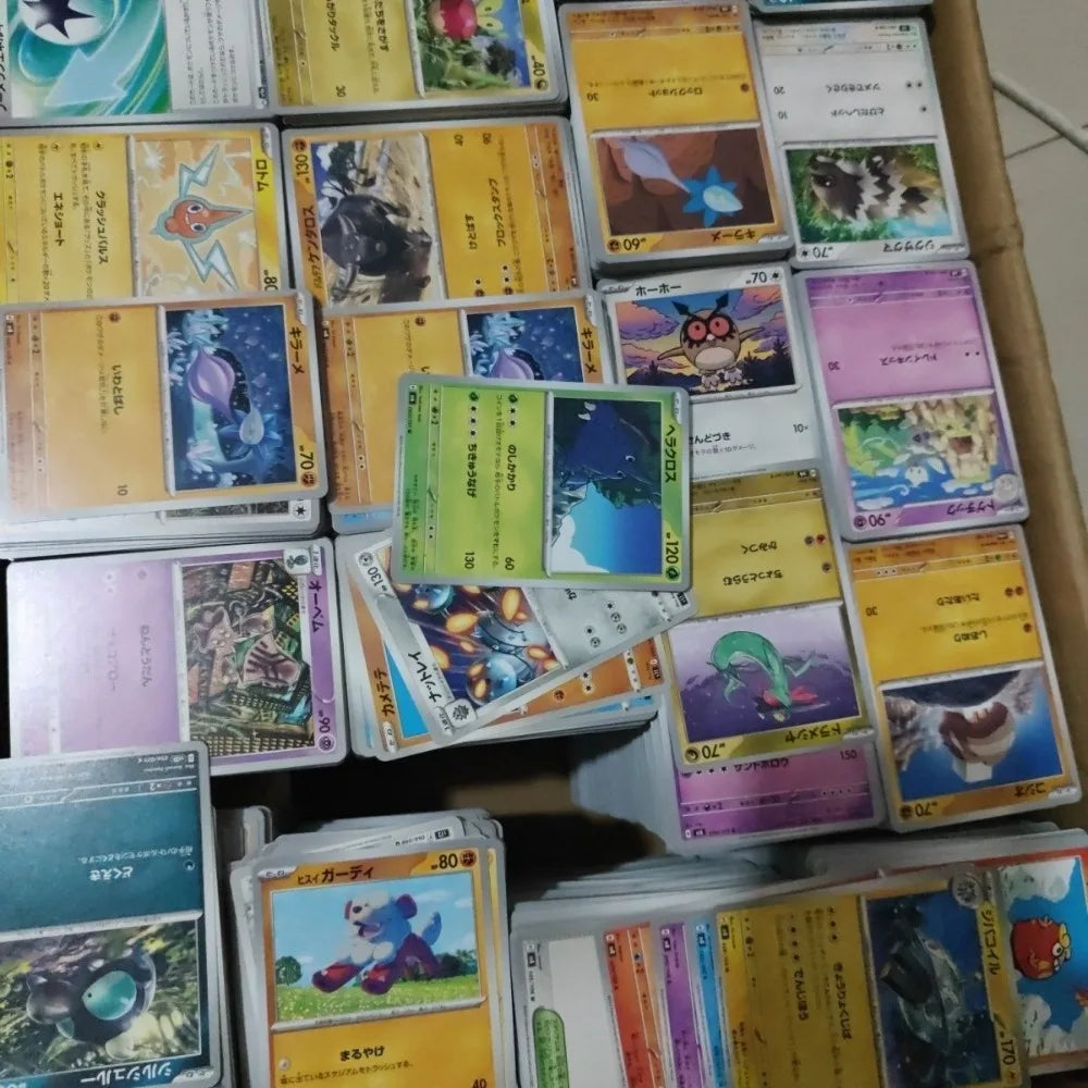 Pokemon Cards 100 Pcs Japanese Collection – Rare Holo EX GX VMAX Trading Card Set