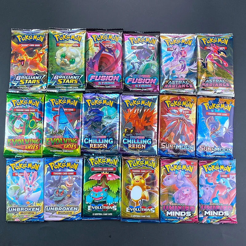Pokemon Cards 20/40 Pcs Collection – GX Tag Team VMAX EX Mega Energy Trading Card Set