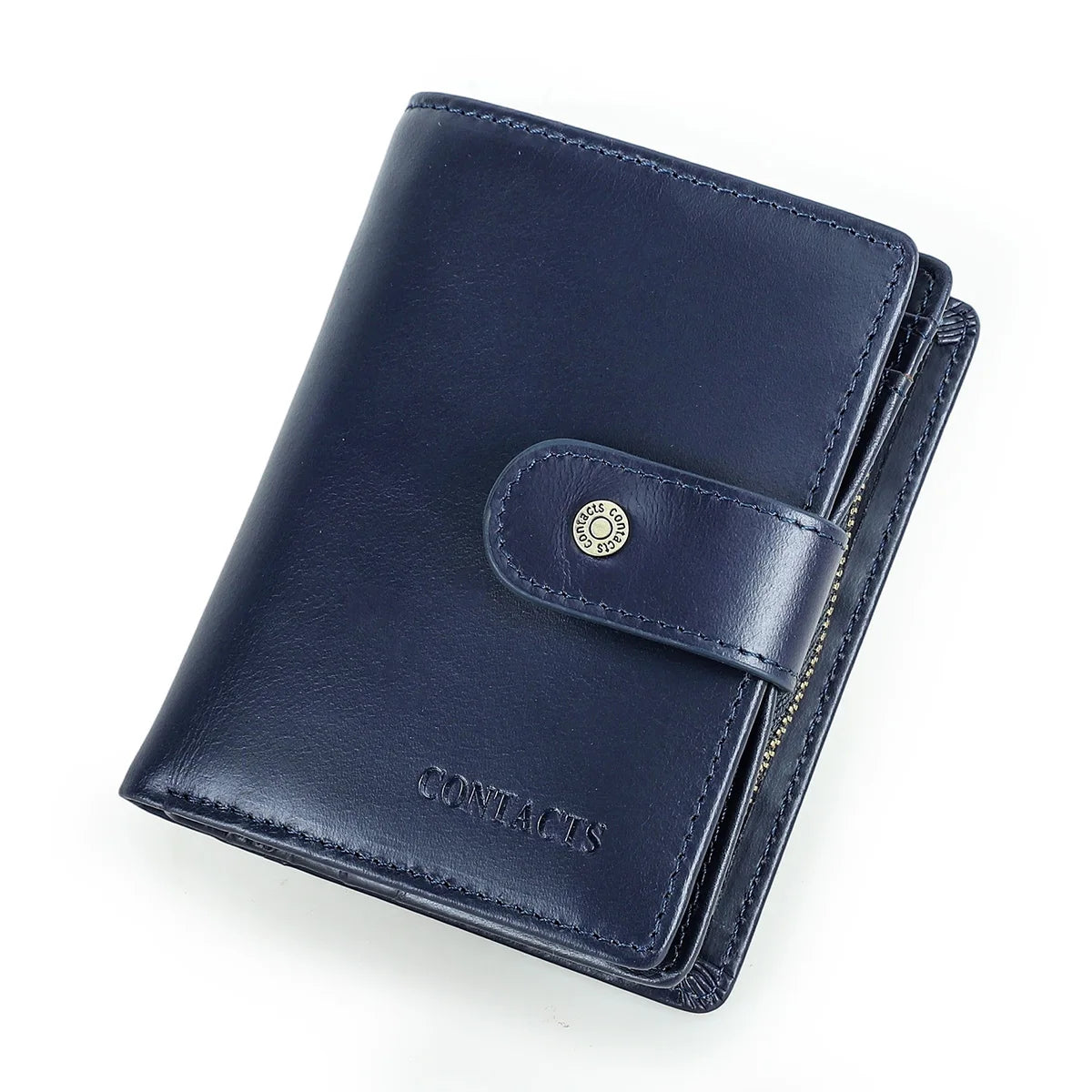 Genuine Leather RFID Wallet – Coin Pocket