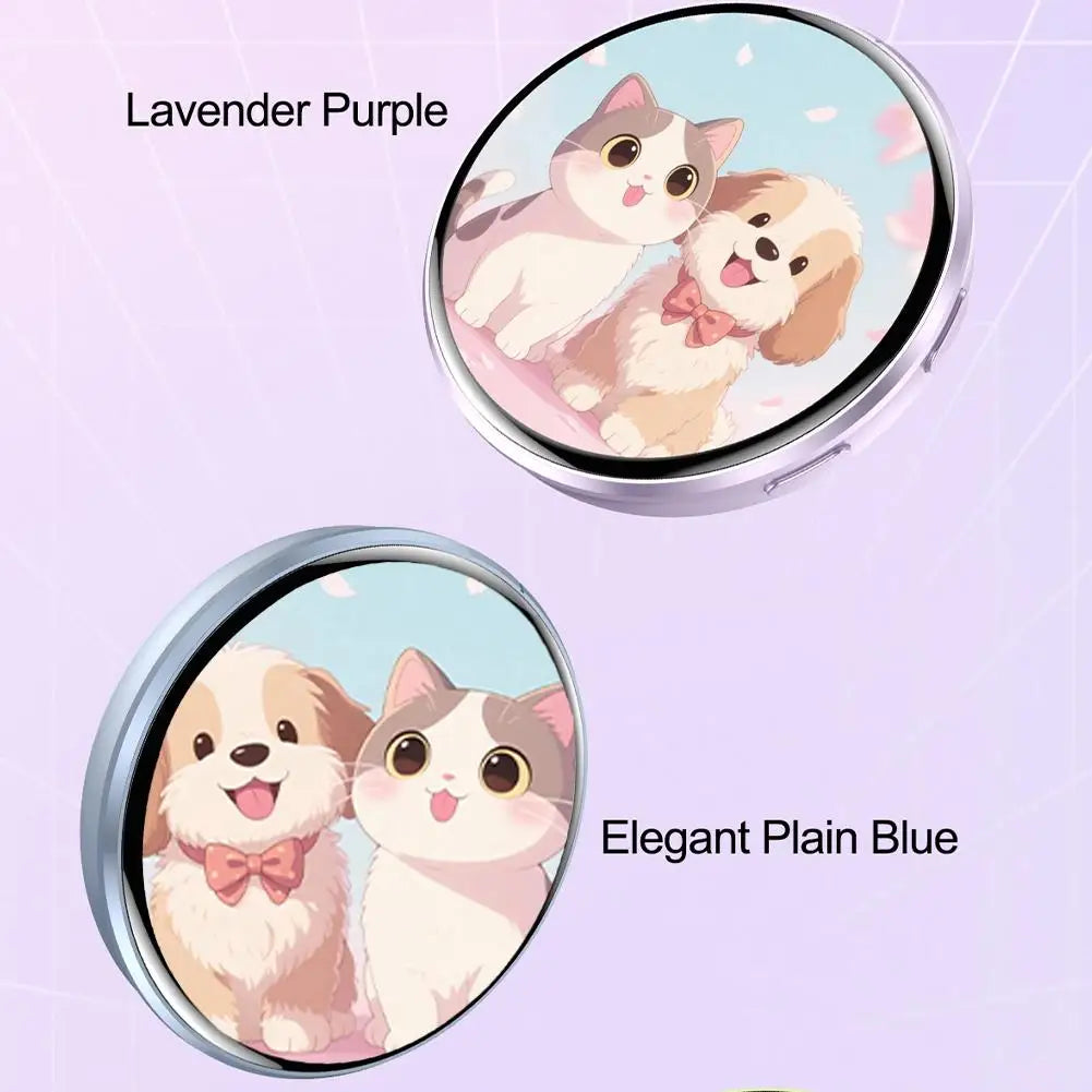 Smart Cyber Badge - 1.7" HD Touch Screen E-Badge for Anime & Custom Displays