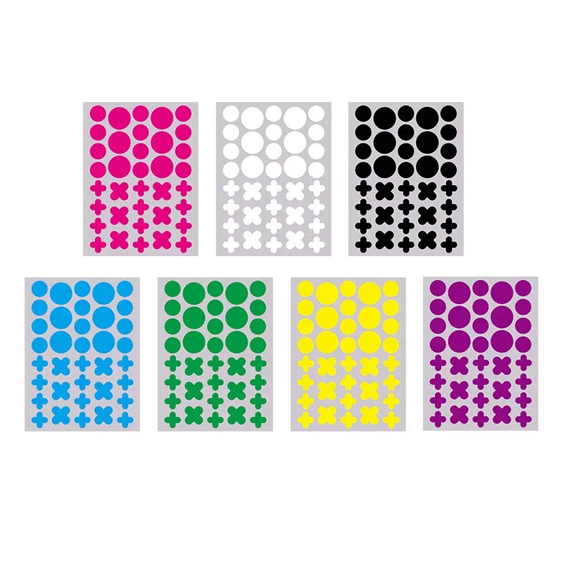 Colorful Cross-Shaped Acne Patches - 180 Pack