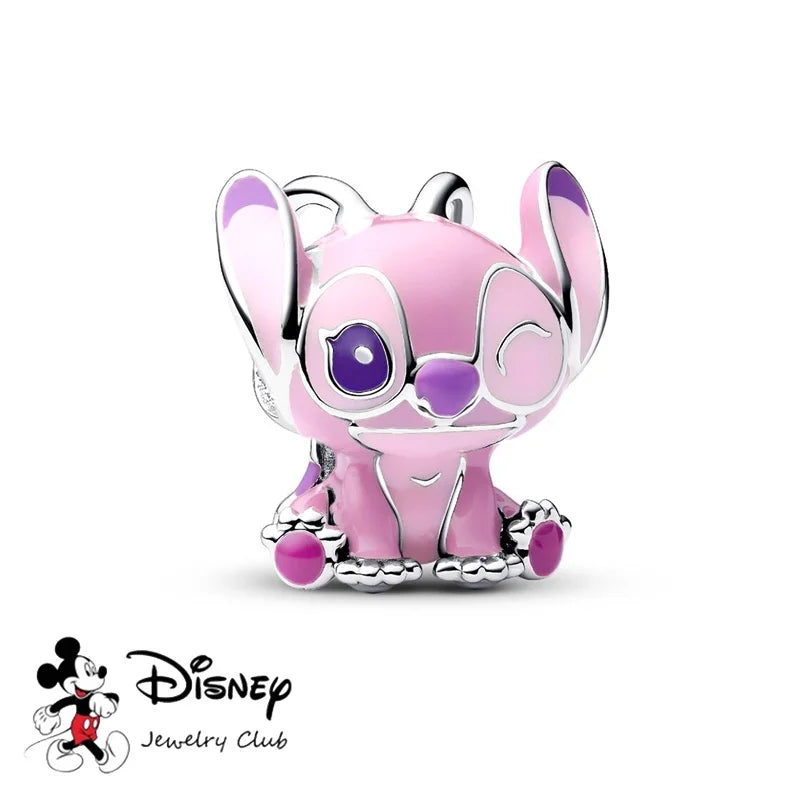 Disney Charm Beads Bracelet – Mickey & Stitch Style