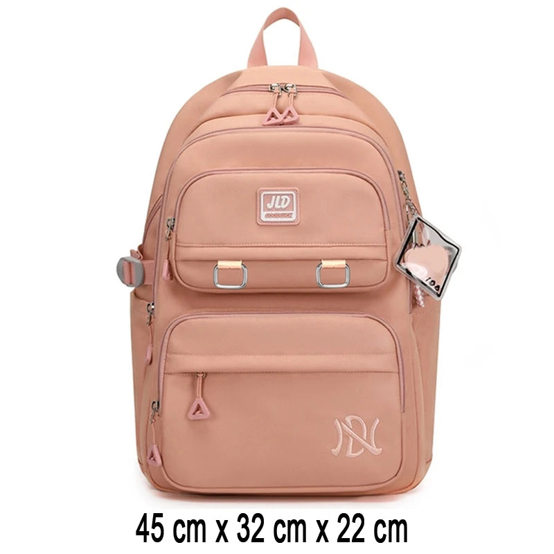 School Backpack for Girls - Kids Teen Women Bookbag for Primary & Secondary Students