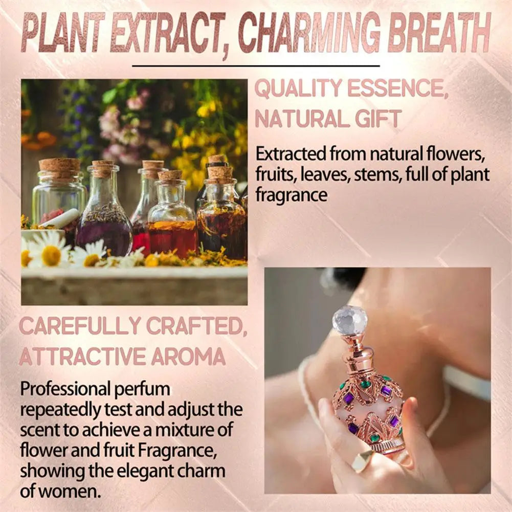 Arabian Floral Pheromone Perfume for Women - Rose, Jasmine & Vanilla (15ml)