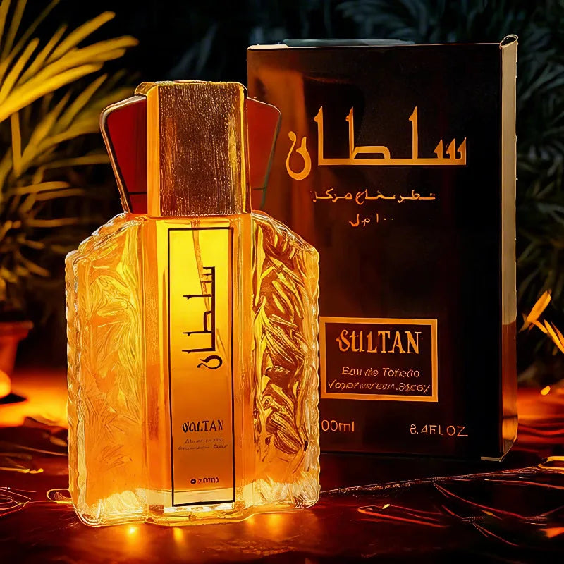 SULTAN Arabic Floral Pheromone Cologne - Long-Lasting Men's Eau de Parfum (100ml)