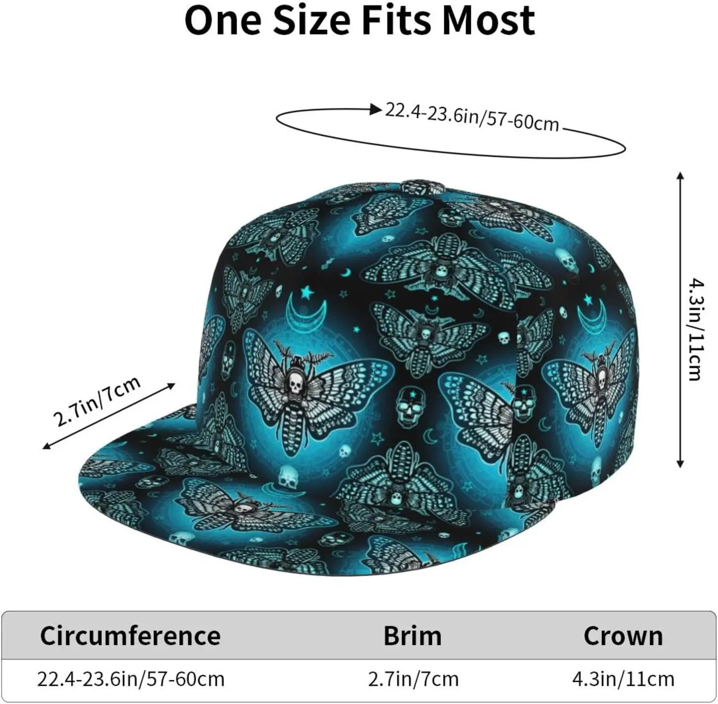 Casual Baseball Cap - Adjustable Snapback Hip-Hop Trucker Hat for Dance & Hiking