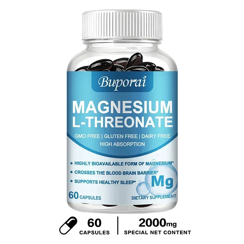 Magnesium L-Threonate - Brain Health, Memory & Focus Enhancement Supplement