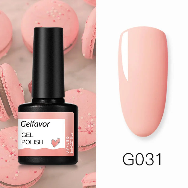 ROSALIND Gel Nail Polish 8ml - Semi-Permanent UV Gel, Solid Color, Salon Quality