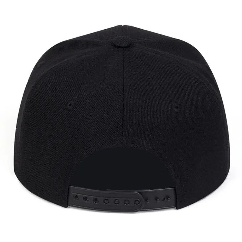 Printed Hip-Hop Baseball Cap - Adjustable Snapback Hat for Outdoor & Casual Wear