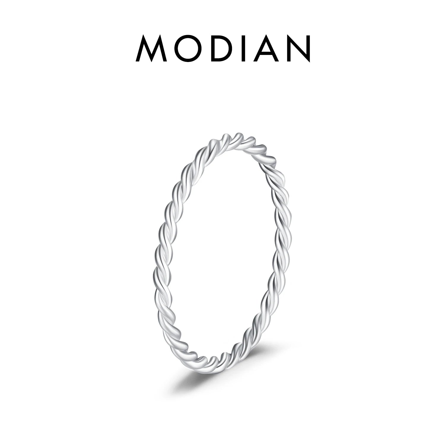 Sterling Silver Stackable Ring – Geometric Finger Ring Jewelry