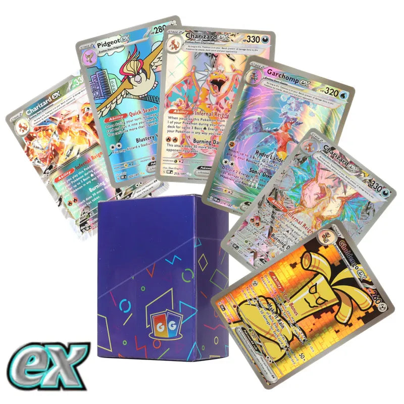 Pokemon Cards 60/100 Pcs – Obsidian Flames Charizard EX Collection