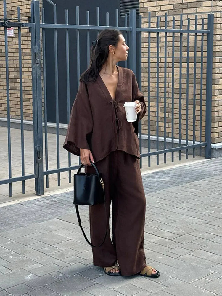 2026 Women’s Double-Breasted Suit Set – Spring/Summer