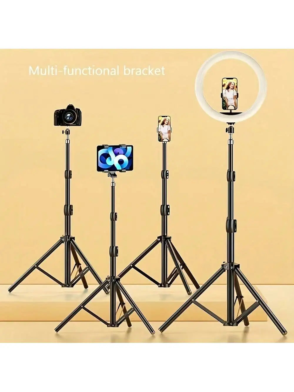 Foldable Phone Tripod with Holder – Camera Stand