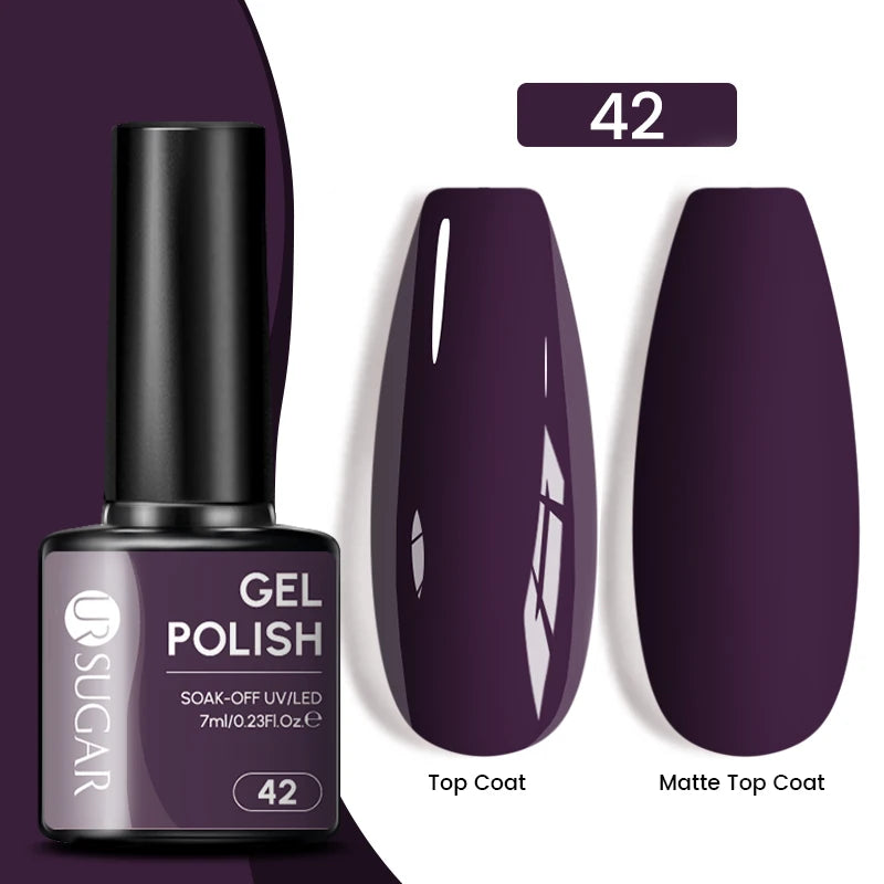 Glitter Gel Nail Polish – Semi-Permanent UV LED Gel with Sparkling Shimmer Finish