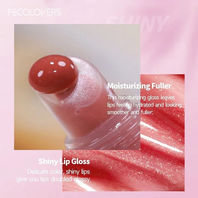 Multi-Color Natural Moisturizing Lip Gloss - Clear Hydrating Lip Balm