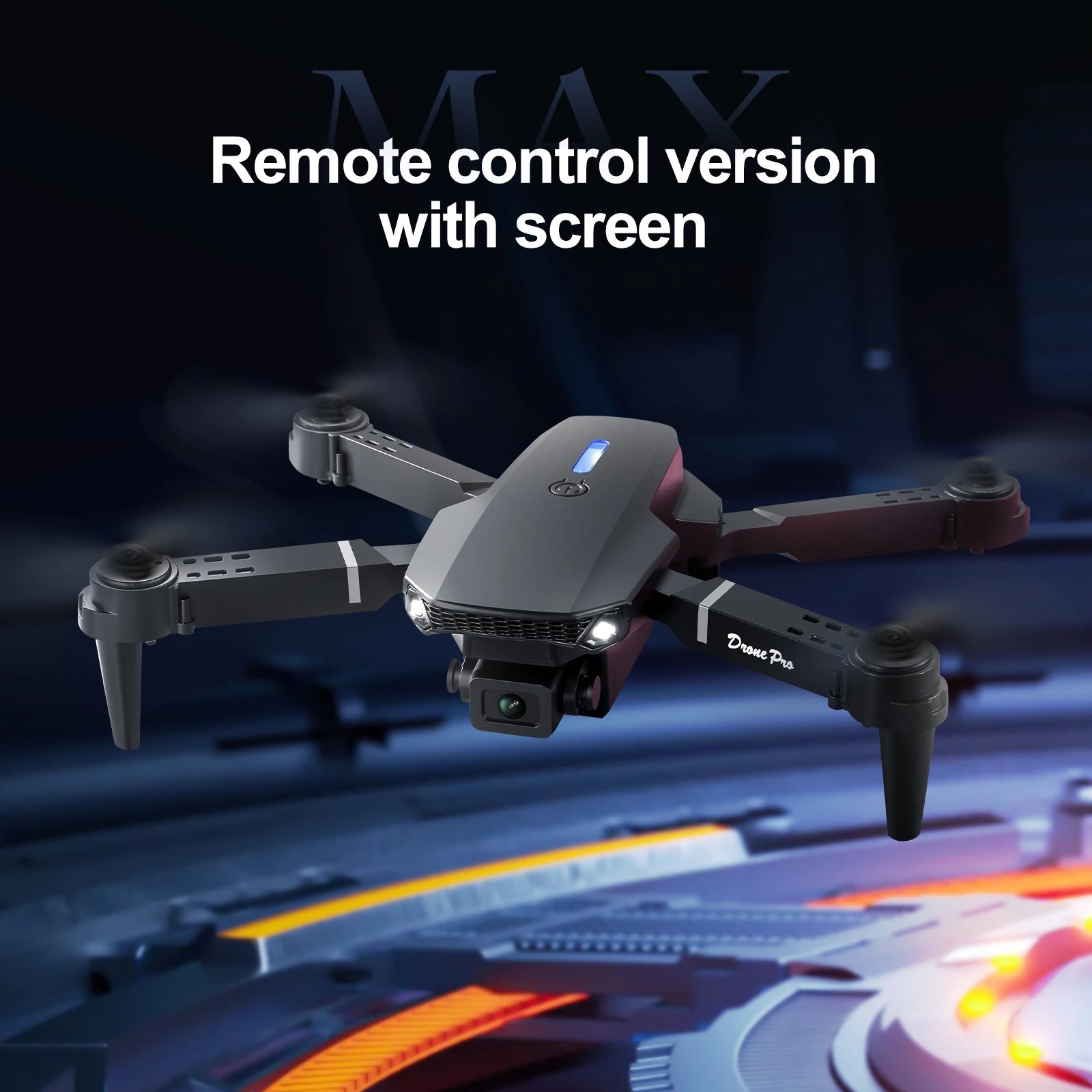 E88 Pro Foldable GPS Drone with 4K Dual Camera - 23 Min Flight, Optical Flow (360g)