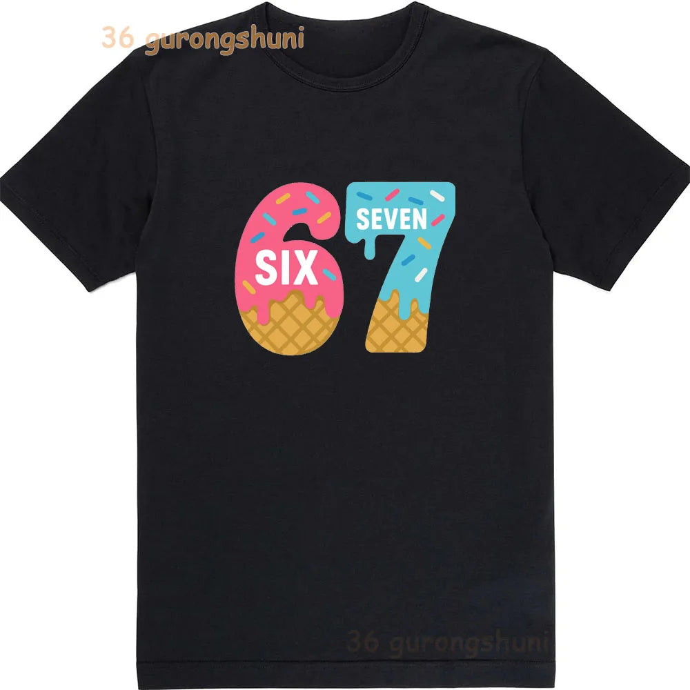 Kids '67' Graphic T-Shirt - Unisex Cotton Tee for Boys & Girls (Ages 2-12)