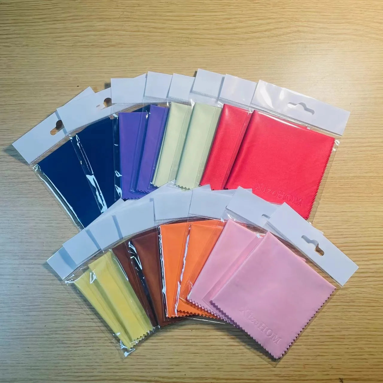 XizeHOM Conjunto de 8 Panos de Microfibra para Limpeza de Óculos – Lenços para Lentes e Telas de Celular