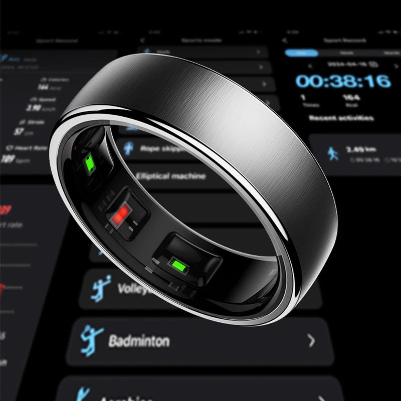 R10 Smart Ring Men 2025 Women Health Monitor IP68 5ATM Waterproof Smartring Fitness Tracker Man Smart Rings Multiple Sport Modes