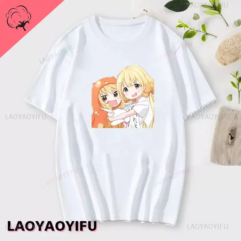 If You Work You Lose” Anzu Futaba Anime T-Shirt – Kawaii Cotton Tee 2024