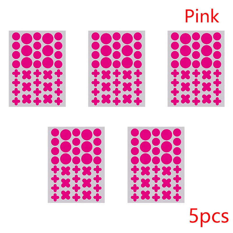 Colorful Cross-Shaped Acne Patches - 180 Pack