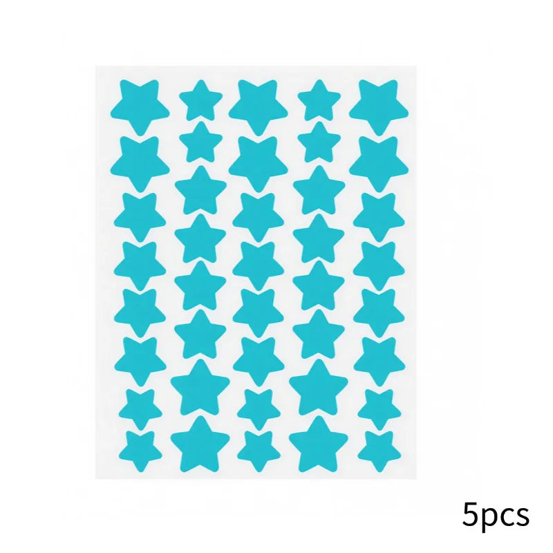 200-Piece Colorful Acne Patches - Waterproof Hydrocolloid Pimple Stickers