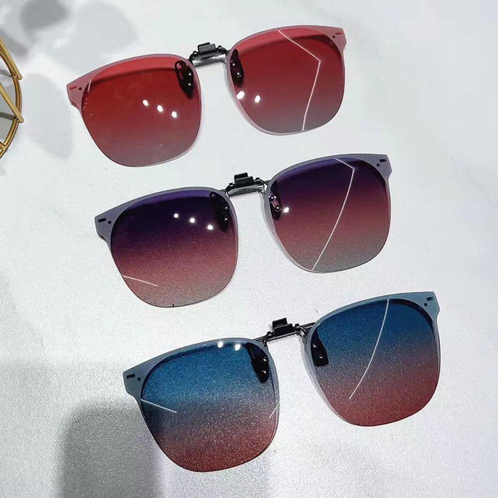 ☀️ 51% OFF! Polarized Clip-On Sunglasses - Flip-Up UV400 for Prescription Glasses