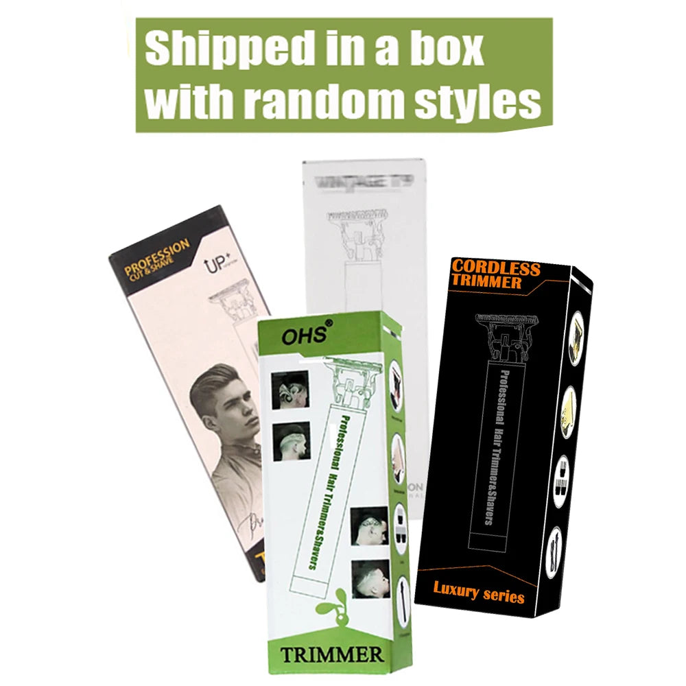 Rechargeable Waterproof Barber Trimmer for Men – Multi-Purpose Grooming Kit