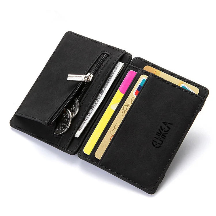 PU Leather Magic Wallet – Zipper Coin Pocket