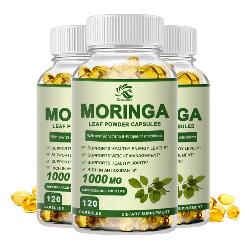 Moringa Extract Capsules - Superfood for Weight Loss, Metabolism & Wellness Support
