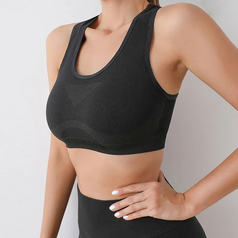 Women's Seamless Yoga Set - Sports Bra & Shorts Workout Set (2-Piece Gym Fitness Outfit)