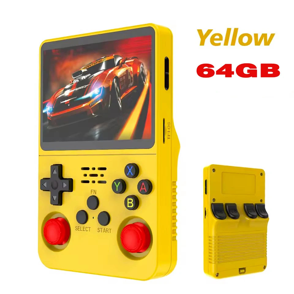R36S Retro Handheld Game Console - 3.5" Linux System with 128GB Memory