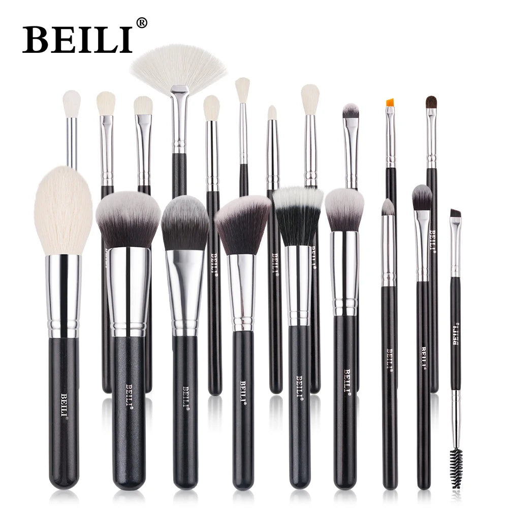 Professional Foundation & Eyeshadow Brush Kit for Makeup