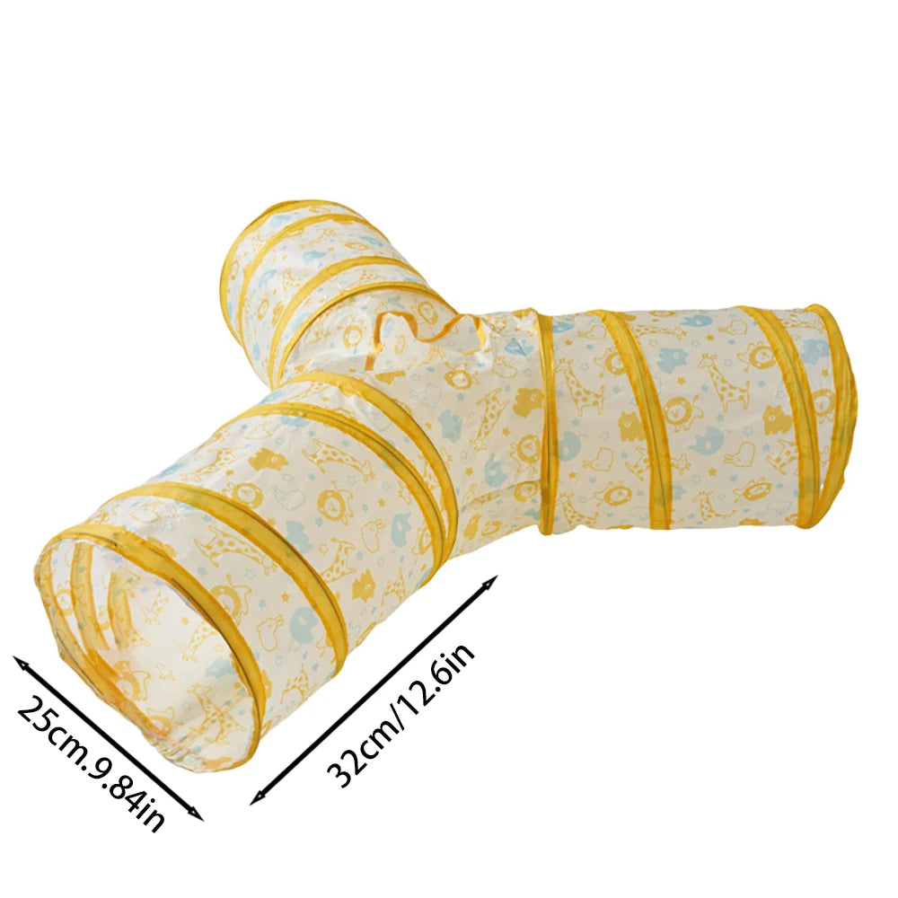 Cat Tunnel Play Toy – Collapsible Pet Tube for Indoor & Outdoor Exercise