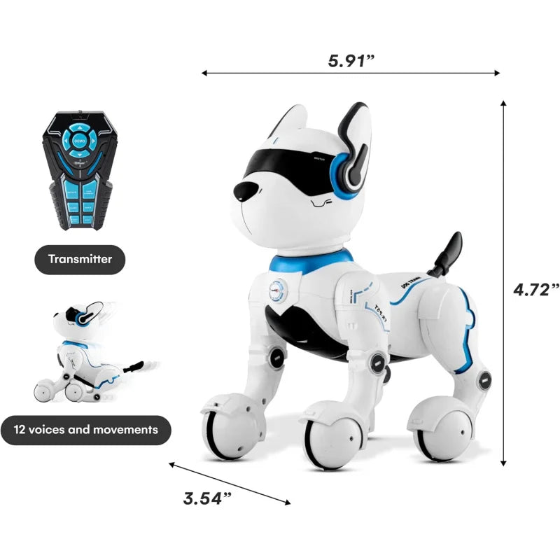 Smart Robot Dog - Interactive Programmable RC Pet Toy