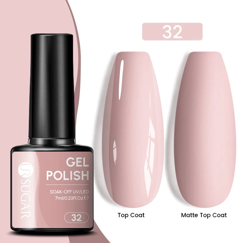 Dark Red Gel Nail Polish – Soak-Off LED/UV Gel Varnish for Salon & Home Use