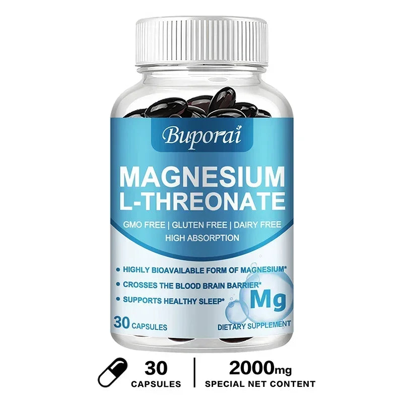Magnesium L-Threonate - Brain Health, Memory & Focus Enhancement Supplement