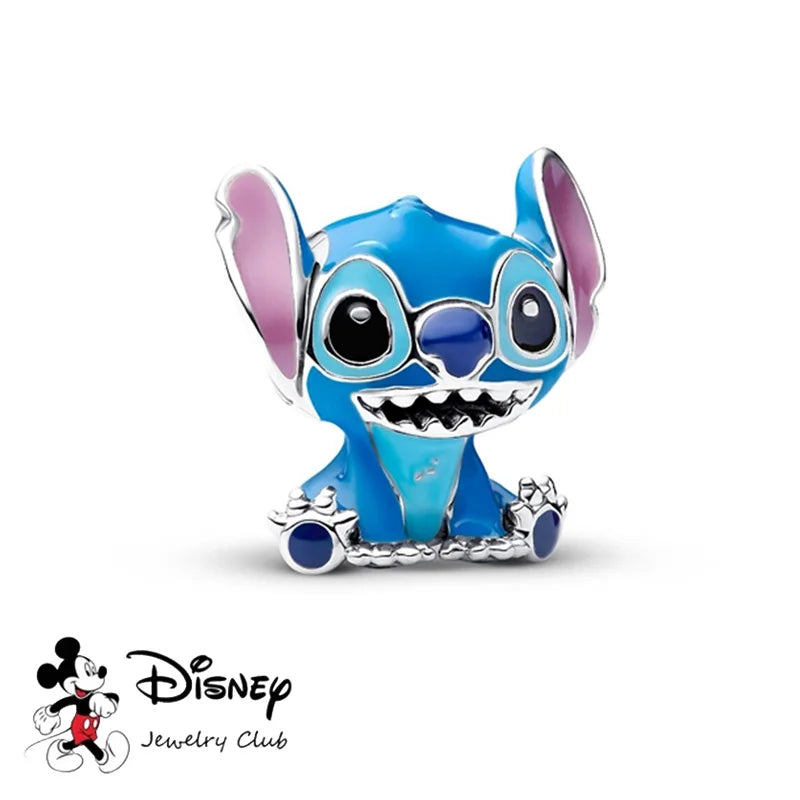 Disney Charm Beads Bracelet – Mickey & Stitch Style